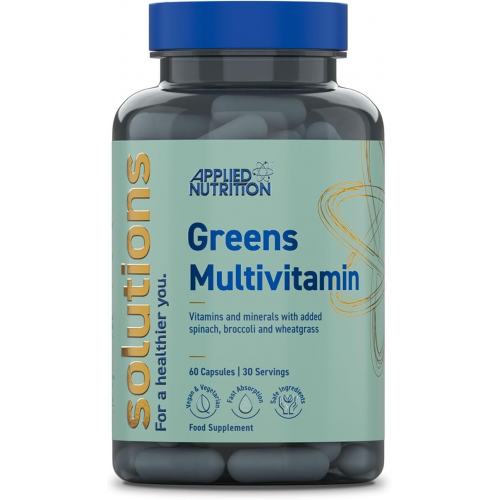 APPLIED NUTRITION - Solutions Greens + Multivitamins - 60 капсули